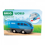 BRIO WORLD Puidust tagasi t&otilde;mmatav rong