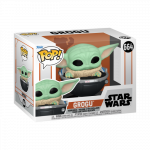 FUNKO POP! Vinyl figuur: The Mandalorian - Grogu in a pram