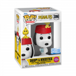 FUNKO POP! Vinyl figuur: Peanuts - Snoopy & Woodstock (Flocked)