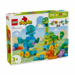 LEGO DUPLO&reg; Kolm &uuml;hes: Dinosaurused ratastel 10451