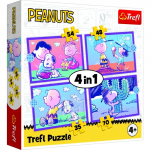 TREFL Puslede komplekt, 4 tk, Snoopy