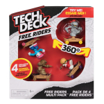 TECH DECK n&auml;purula Free Riders Multipakk