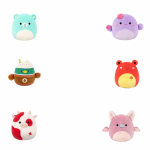 SQUISHMALLOWS W26 Pehme m&auml;nguasi, 19 cm