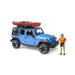 BRUDER Jeep Wrangler s&uuml;sta ja figuuriga 1:16