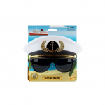 SUNSTACHES mask Kruiisilaeva kapteni m&uuml;ts koos p&auml;ikeseprillidega