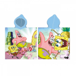 SPONGEBOB kapuutsiga r&auml;tik lastele 55 x 110 cm