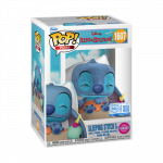 FUNKO POP! Plus Vinyl figuur: Disney: Lilo & Stitch - Sleeping Stitch in Box (Flocked)