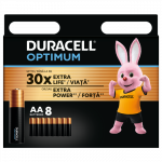 DURACELL patareid Optimum AA 8 tk