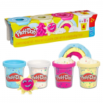 PLAY-DOH m&auml;ngukomplekt Confetti Fun 4-pakk