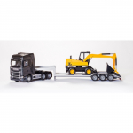 EMEK Scania S must laadur koos ekskavaatoriga, skaala 1:25, 98 cm