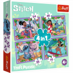 TREFL DISNEY STITCH Puslede komplekt, 4 tk