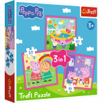 TREFL PEPPA PIG Pusle komplekt, 3 tk, Peppa