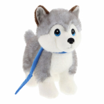 KEEL TOYS Keeleco pehme kutsikas Puppy Love rihmaga huski 23 cm