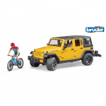 BRUDER Jeep Wrangler Rubicon jalgratturiga skaala 1:16