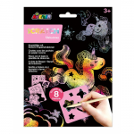 AVENIR Kraapimiskomplekt &scaron;ablooniga &Uuml;kssarvikud