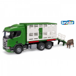 BRUDER Scania Super 560R Loomaauto loomafiguuriga skaala 1:16
