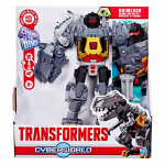 TRANSFORMERS Cyberworld m&auml;ngufiguur Chomp ja Battle Grimlock 25 cm