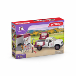 SCHLEICH HORSE CLUB Loomaarsti auto haagisega