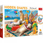 TREFL HIDDEN SHAPES Pusle Kasside puhkus, 1000 osa