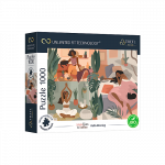 TREFL Prime pusle Yoga Cats Coffee Hello Morning, 1000 osa