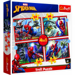 TREFL SPIDER-MAN Puslede komplekt 4 in 1 &Auml;mblikmees