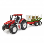 BRUDER Roadmax traktor haagise ja palkidega
