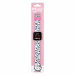 HELLO KITTY Silikoonist rihmaga LED k&auml;ekell