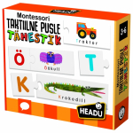 HEADU Montessori taktiilne pusle t&auml;hestik (eesti keeles)