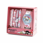HELLO KITTY Silikoonist rihmaga k&auml;ekella & k&auml;ev&otilde;ru komplekt