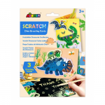 AVENIR kraapimiskomplekt Dinosaurused