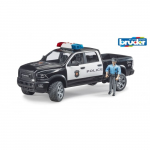 BRUDER Dodge Ram politseiauto politseinikuga skaala 1:16