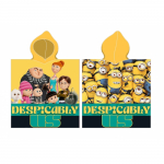 MINIONS kapuutsiga r&auml;tik lastele 55 x 110 cm