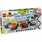 LEGO DUPLO Town F1&reg; meeskonna v&otilde;idus&otilde;iduautod ja s&otilde;itjad 10445