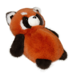 AURORA pehme m&auml;nguasi punane panda 14 cm
