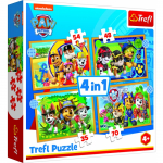 TREFL PAW PATROL Puslede komplekt 4 in 1 K&auml;papatrull