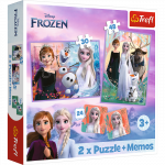 TREFL FROZEN Pusle ja memo komplekt Frozen 2