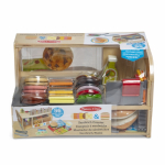 MELISSA & DOUG puidust m&auml;ngukomplekt viiluta ja kuhja v&otilde;ileivad