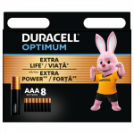 DURACELL patareid Optimum AAA 8 tk