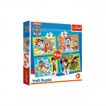TREFL PAW PATROL Puslede komplekt, 4 tk, K&auml;papatrull