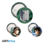 ATTACK ON TITAN m&auml;rkide komplekt Eren & Levi
