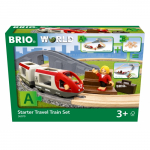 BRIO WORLD Raudtee stardikomplekt rongiga