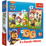 TREFL PAW PATROL Pusle ja memo komplekt 30+48+M24