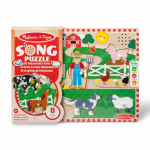 MELISSA & DOUG helidega pusle "Old MacDonald&acute;s Farm" inglise keeles