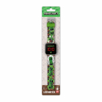 MINECRAFT Silikoonrihmaga LED-kell Creeper