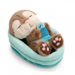 NICI pehme m&auml;nguasi magav saarmas sinises korvis 12 cm