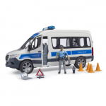 BRUDER MB Sprinter politseiauto, politseinik, heli ja valgus 1:16