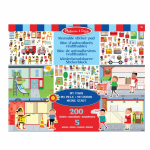 MELISSA & DOUG taaskasutatavad pehmed kleebised Linnak