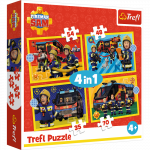 TREFL FIREMAN SAM Puslede komplekt 4 in 1 Tulet&otilde;rjuja Sam