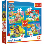 TREFL PAW PATROL Puslede komplekt K&auml;papatrull, 4 tk