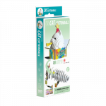 EUGY 3D kokkupandav mudel, Kass valge karvapall